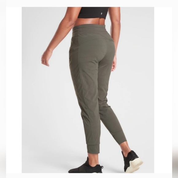 Athleta Trekkie North Jogger Olive Green 6 - Picture 5 of 5